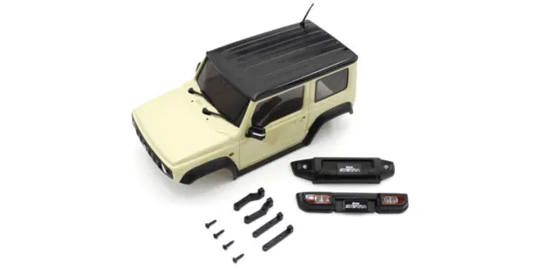 Bodyshell Suzuki Jimny Sierra Ivory Mini-Z 4x4 Mx01