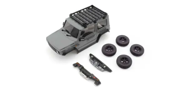 Bodyshell Apio Jimny Ts4 Medium Grey Mini-Z 4x4 Mx01