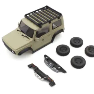 Bodyshell Apio Jimny Ts4 Khaki Mini-Z 4x4 Mx01