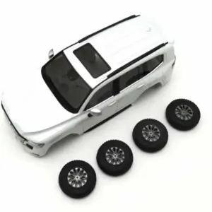 Bodyshell Toyota Land Cruiser 300 White Mini-Z 4x4 Mx01