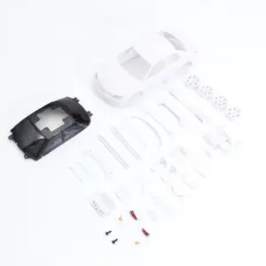 Bodyshell Subaru Impreza WRX Mini-Z + 4wd Rims (White Body)