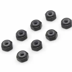 Kyosho Mini-Z M2 Nyloc Alu Wheel Nut (8) Black