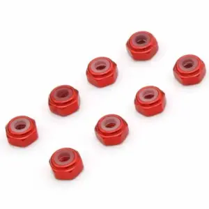 Kyosho Mini-Z M2 Nyloc Alu Wheel Nut (8) Red