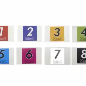 Kyosho Mini-Z Car Number (no.1-8) 50 Sets