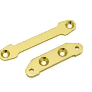 Kyosho Turbo Optima Front Suspension Plate Set (2) Gold