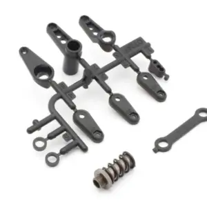 Servo Saver Set Kyosho Optima Mid - Gun Metal