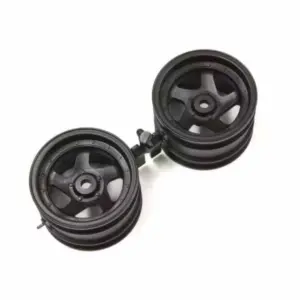 Kyosho Optima Black 1.7 Inches 5 Spokes Wheel (2)