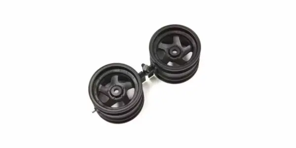 Kyosho Optima Black 1.7 Inches 5 Spokes Wheel (2)