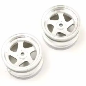 Kyosho Optima Satin Chromed 1.7 Inches 5 Spokes Wheel (2)