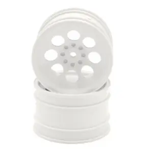 Kyosho Optima White 2.0 Inches 8 Holes Wheel (2)