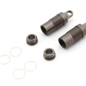 Front Shock Case Kyosho Optima Mid (2) Gun Metal