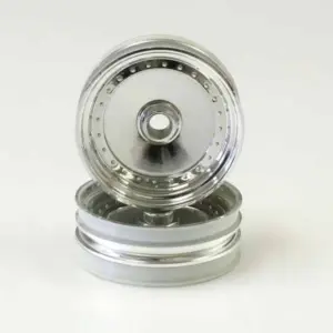 Kyosho Scorpion 2014 Shiny Chromed Front Wheel 2.0 Inches (2)