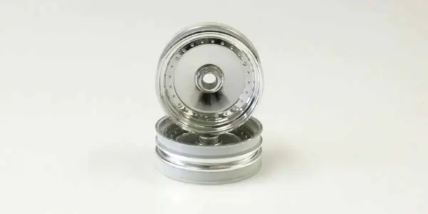 Kyosho Scorpion 2014 Shiny Chromed Front Wheel 2.0 Inches (2)