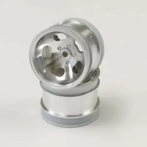 Kyosho Beetle 2014 Satin Chromed Front Wheel 1.7 Inches (2)