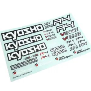 Decal Kyosho v-One R4 Evo3