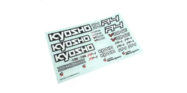 Decal Kyosho v-One R4 Evo3