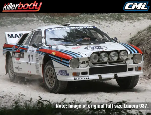 Killerbody Lancia 037 190mm Finished Body Rally – view 13