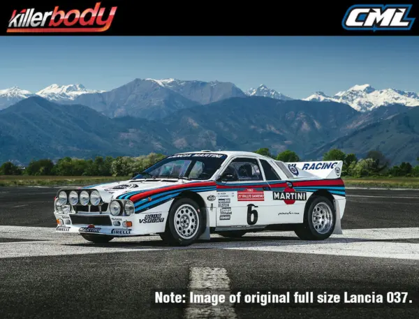 Killerbody Lancia 037 190mm Finished Body Rally – view 14