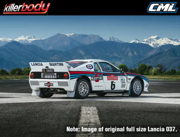Killerbody Lancia 037 190mm Finished Body Rally – view 15