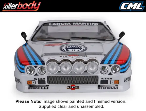 Killerbody Lancia 037 190mm Clear Body Rally – view 3