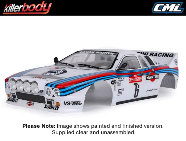 Killerbody Lancia 037 190mm Clear Body Rally – view 4