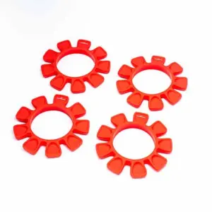 Koswork Rc Silicone Tyre Gluing Bands 1:10 1:8 Red (4)
