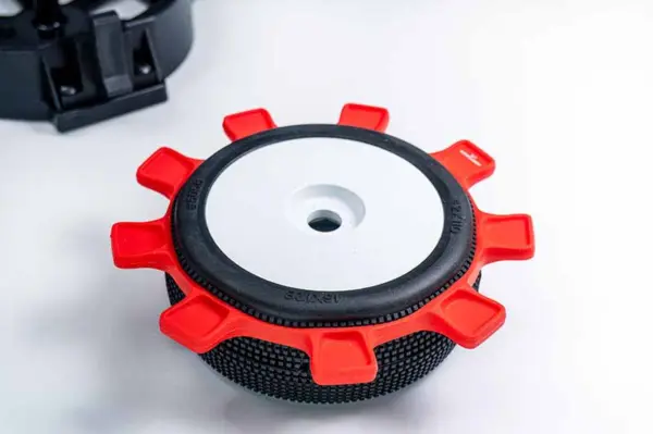 Koswork Rc Silicone Tyre Gluing Bands 1:10 1:8 Red (4)