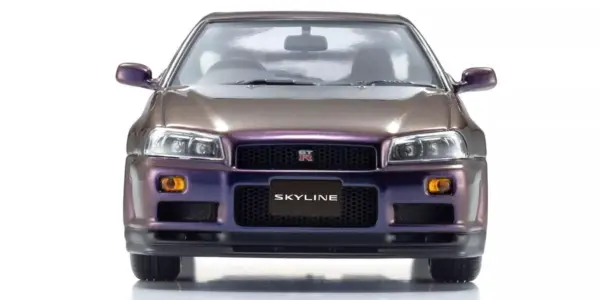 Kyosho 1:43 Nissan Skyline R34 Gt-R v-Spec Midnight Purple Iii