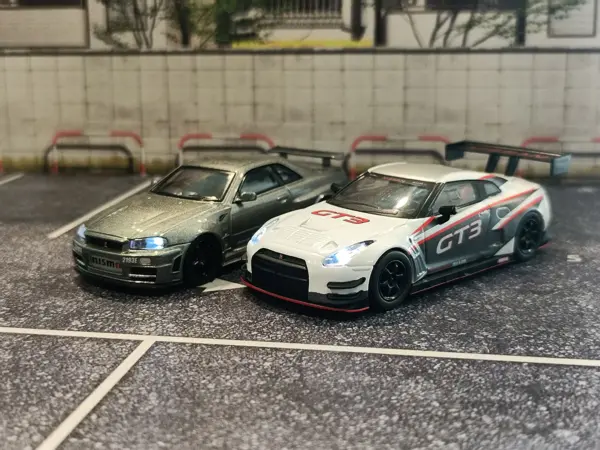 Kyosho Motn Led System 1:64 Skyline Gt-R Nismo Gt-3 Presentation