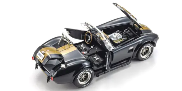 Kyosho 1:18 Shelby Cobra 427 S/C Spider 1962 Black/Gold