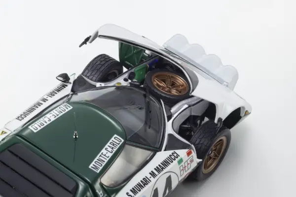 Kyosho 1:18 Lancia Stratos Hf s.munari Winner Monte Carlo 1975 nr.14