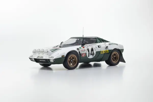 Kyosho 1:18 Lancia Stratos Hf s.munari Winner Monte Carlo 1975 nr.14