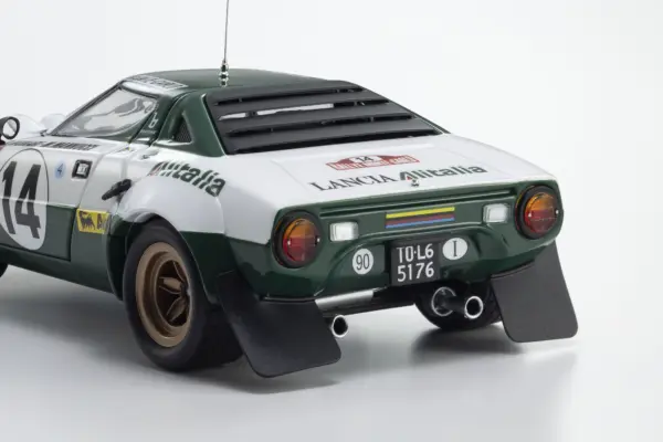 Kyosho 1:18 Lancia Stratos Hf s.munari Winner Monte Carlo 1975 nr.14
