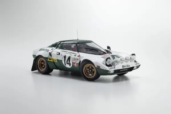 Kyosho 1:18 Lancia Stratos Hf s.munari Winner Monte Carlo 1975 nr.14