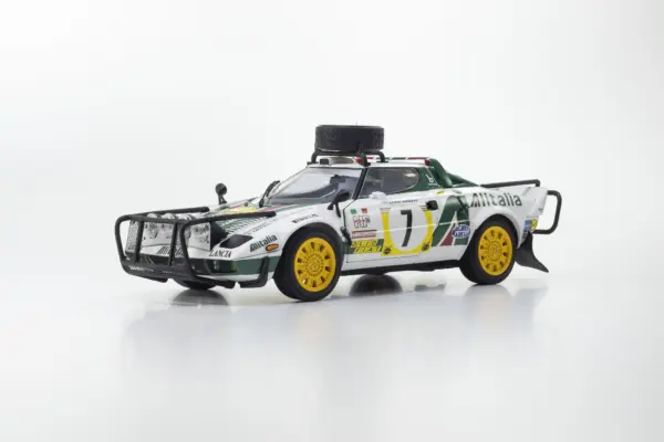 Kyosho 1:18 Lancia Stratos Hf s.munari 3rd Safari Rally 1977 nr.7