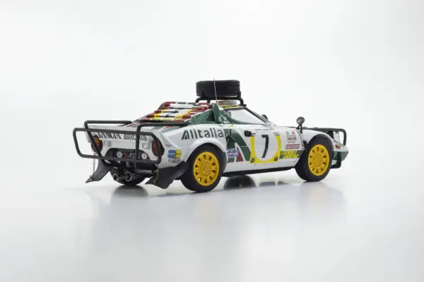 Kyosho 1:18 Lancia Stratos Hf s.munari 3rd Safari Rally 1977 nr.7