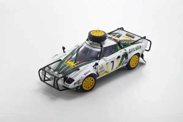 Kyosho 1:18 Lancia Stratos Hf s.munari 3rd Safari Rally 1977 nr.7
