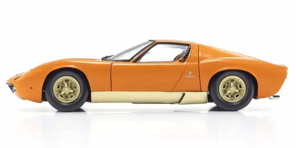 Kyosho 1:18 Lamborghini Miura P400 1968 Orange-Gold