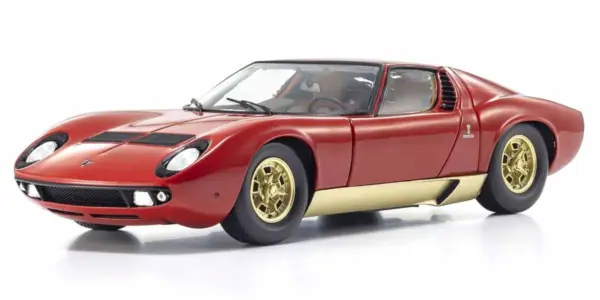 Kyosho 1:18 Lamborghini Miura P400 1968 Red-Gold