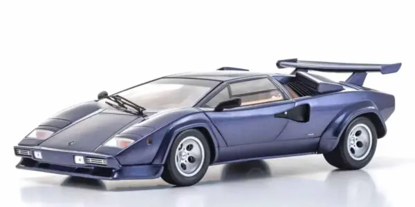 Kyosho 1:18 Lamborghini Countach Lp5000 Quattrovalvole Dark Blue