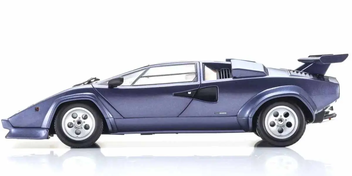 Kyosho 1:18 Lamborghini Countach LP5000 Quattrovalvole Dark Blue – view 3