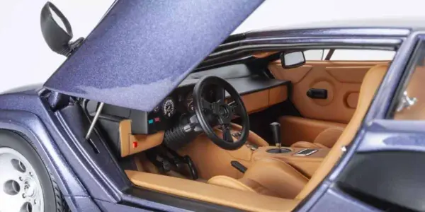 Kyosho 1:18 Lamborghini Countach Lp5000 Quattrovalvole Dark Blue