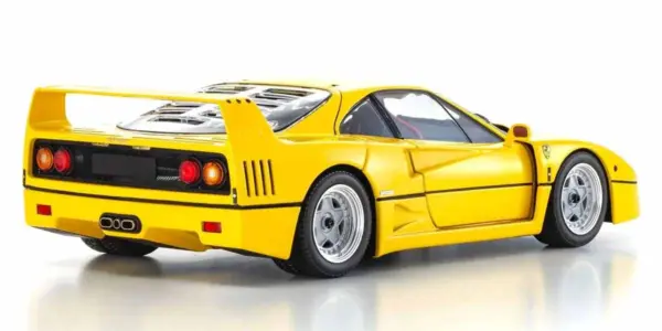 Kyosho 1:18 Ferrari F40 Yellow 1987 Die-Cast Collection