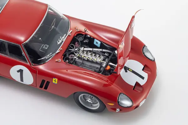 Kyosho 1:18 Ferrari 250 Gto 1000kms Paris 1962 1st Oa 3987gt nr.1