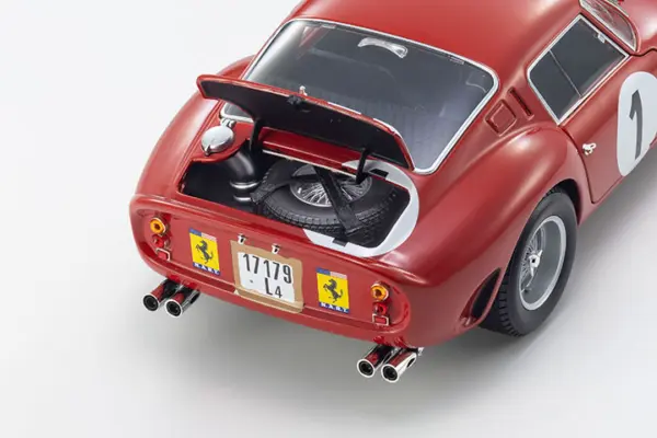Kyosho 1:18 Ferrari 250 Gto 1000kms Paris 1962 1st Oa 3987gt nr.1