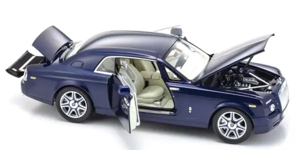 Kyosho 1:18 Rolls-Royce Phantom Coupé 2008 Blue Metallic