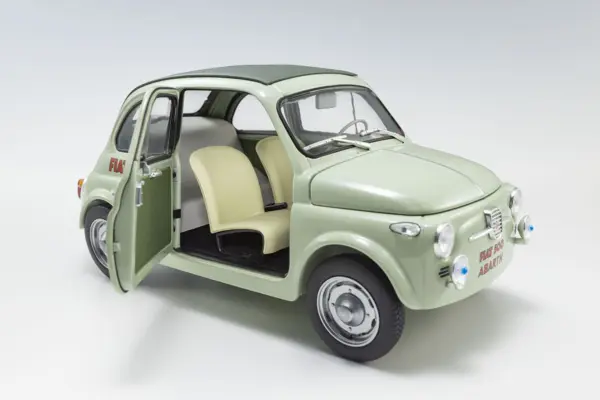 Kyosho 1:18 Fiat Nuova 500 Elaborazione Abarth Record Green Clear