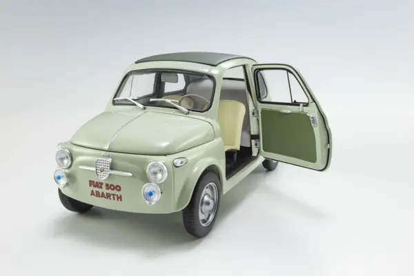 Kyosho 1:18 Fiat Nuova 500 Elaborazione Abarth Record Green Clear