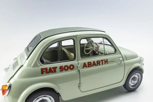 Kyosho 1:18 Fiat Nuova 500 Elaborazione Abarth Record Green Clear