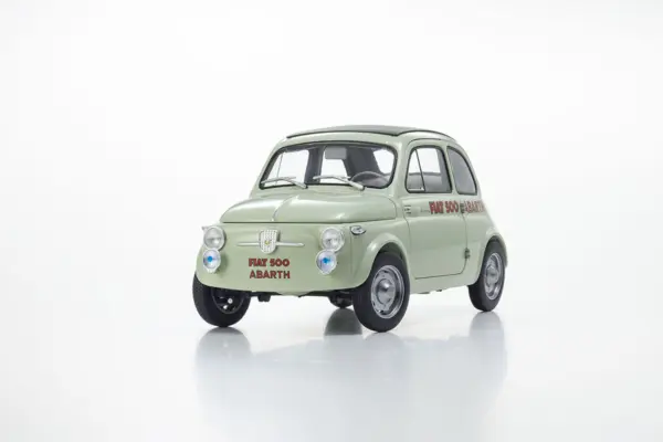 Kyosho 1:18 Fiat Nuova 500 Elaborazione Abarth Record Green Clear